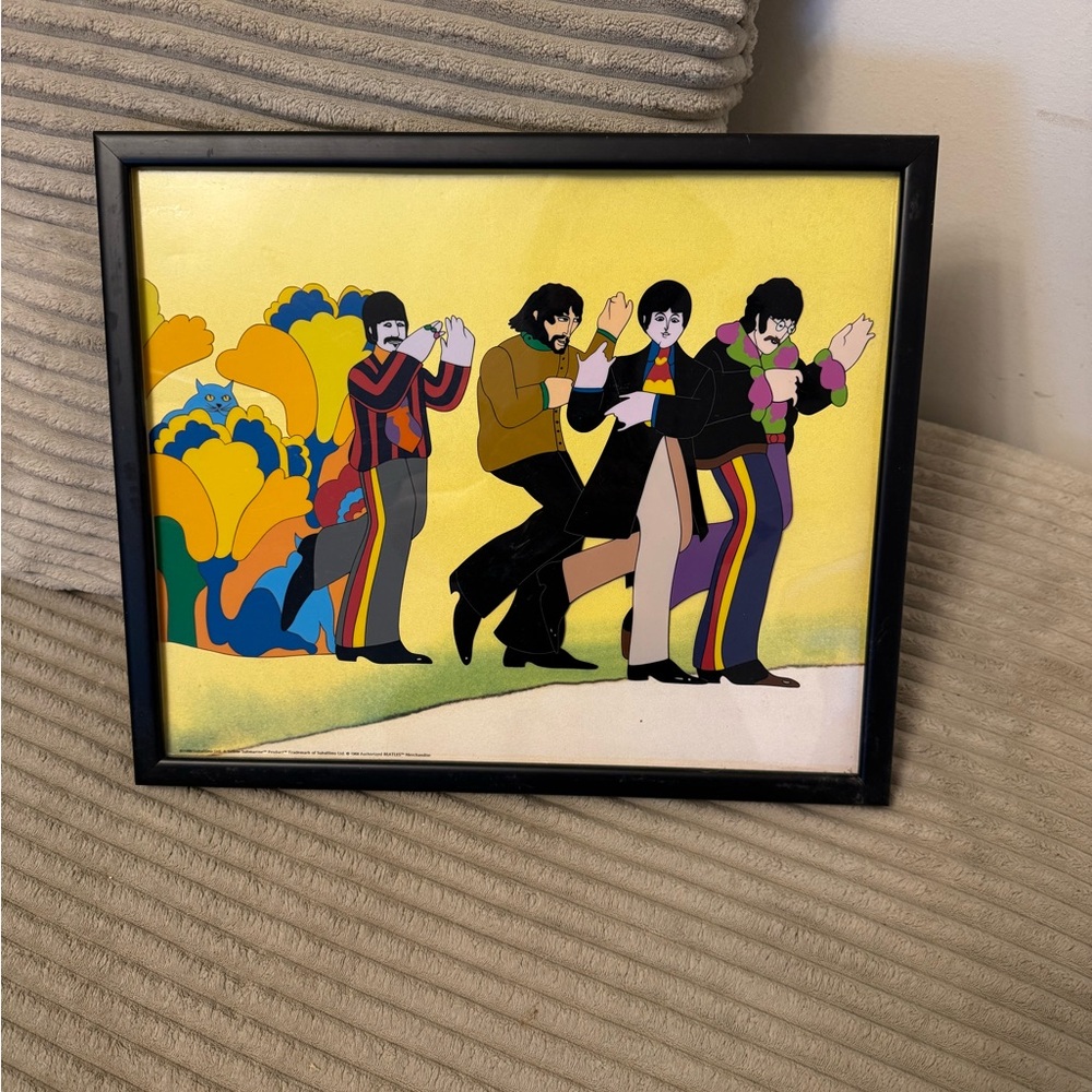 Limited Edition Sericel Art Beatles Titled “Nowhere Man,”